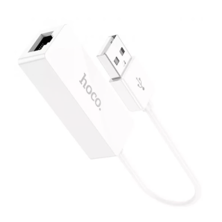 Adaptador Hoco Ua22 Usb a Rj45 Blanco