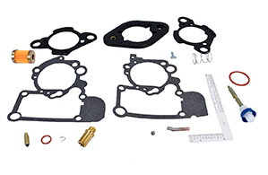 11041WKIT REPUESTO DE CARBURADORCHEVROLET ROCHESTER MONOJET 1 GARGANTA MOTOR 230, 250, 292 6 CILINDROS MALIBU, CHEVY NOVA, PICK-UP C10, C30 (73-77), BUICK, SS FIERA, OPEL MOTOR 230, 250, 292 6 CILINDROS INCLUYE: 1 64-595 INYECTOR, 1 25-703 (31-549) ASIENTO Y AGUJA, 1 EMPAQUE, 1 BALIN, 1 FILTRO, 1 RESORTE GRANDE, 1 RESORTE CHICO, 5 JUNTAS, REGLA DE PLASTICO COMPLEMENTO: PS-258 / PN-258R PORTA FILTRO11041W / 8365 AFISA