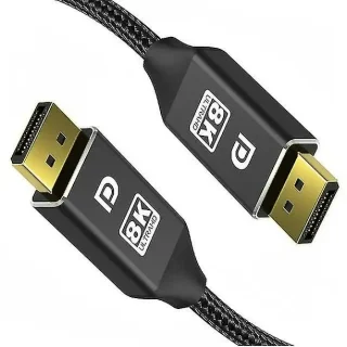 Cable Displayport A Displayport 8K Trenzado 6.6 Pies