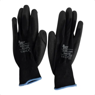 Guante MultiProtec Flex Light PU Negro, L-1700, palma PU – Talla 9