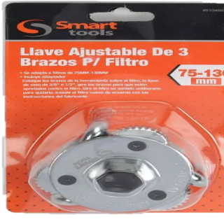 Llave Ajustable 3 Brazos P/Filtro 75-130MM SmartTools ACCVH