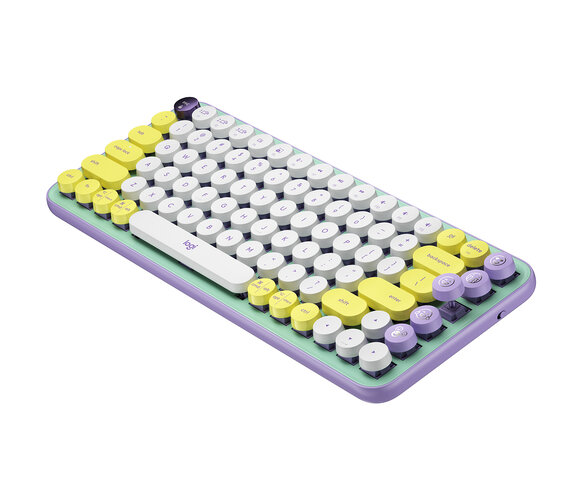 Teclado Mecanico Bluetooth Logitech Pop Keys Mini Fresh Vibes - Imagen 6