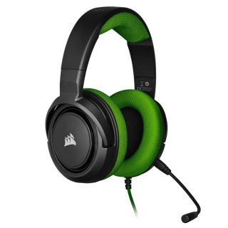 Audifonos Gamer Corsair Hs35 Pc Ps5 Xbox Switch Negro Verde