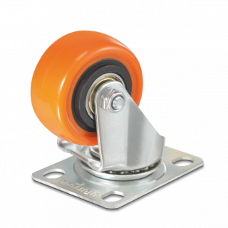 Rueda Industrial Naranjo 3″ Uyustools