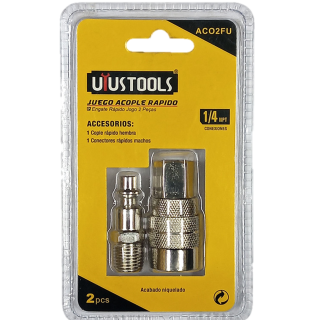Set 2 pcs acople rápido 1/4 Uyustools