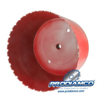 Broca Diamantada Mega Saca Nucleos de 8″ Perforacion de Concreto