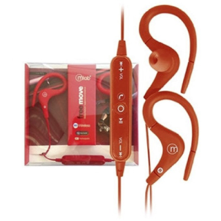 Audífonos Bluetooth Sport Ear Clip Microlab Rojo