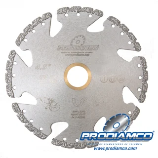 Disco Diamantado 5” x 1.6mm Corte de Metal