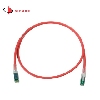 SIEMNO ZM6A-S03-03B Patch Cord, Cat6A LSZH 0.9M, Color Rojo